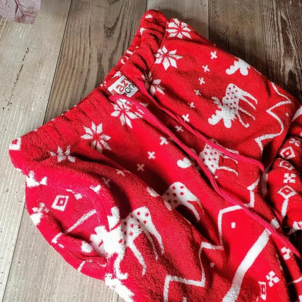 NWOT Lazy One Nordic Moose Men's Fleece PJ Pant Size Small